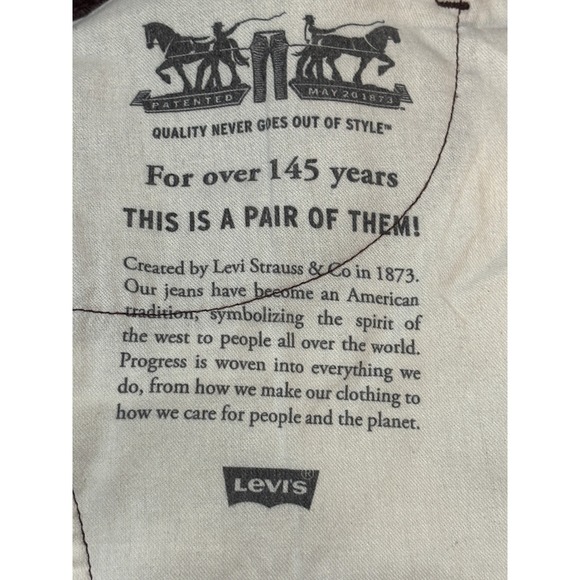 Levis 511 Slim Fit Jeans Mens 32x30 Burgundy Maroon Stretch Denim Pants - Picture 5 of 10